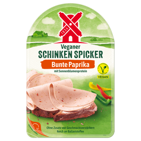 Rügenwalder Mühle - Veganer Schinken Spicker Bunte Paprika