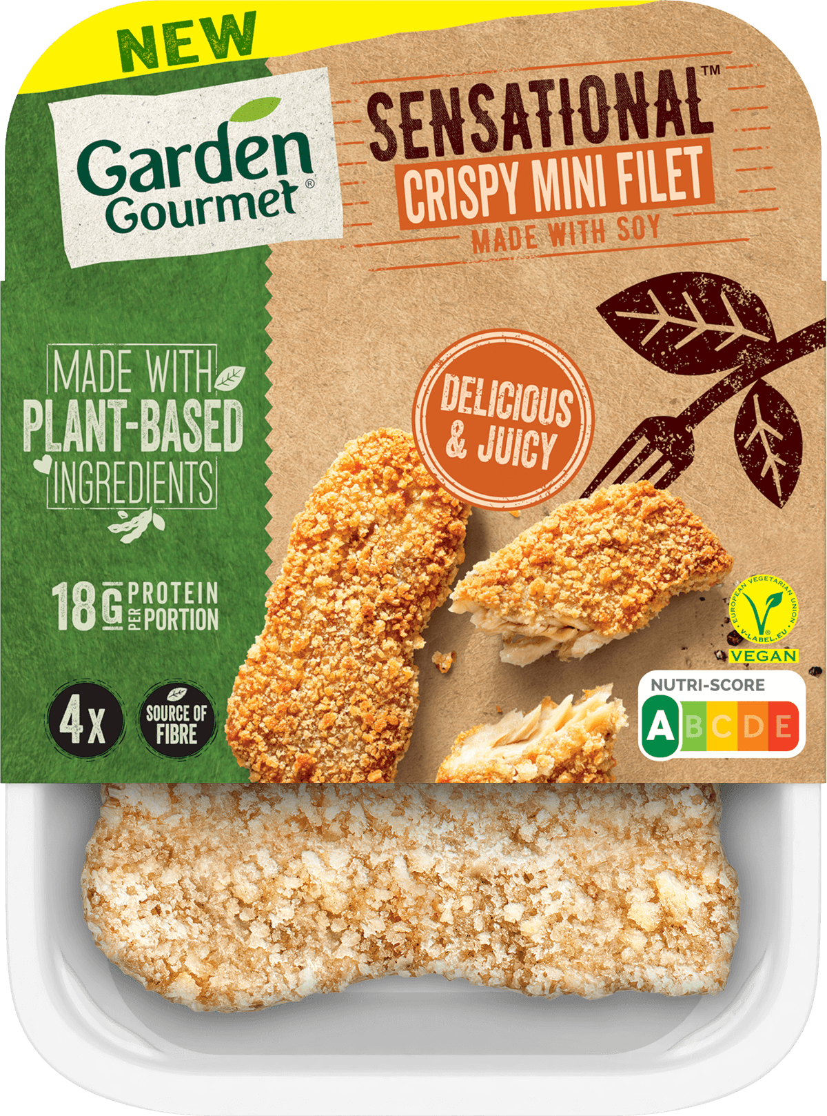 Garden Gourmet - Vegan Sensational Crispy Mini Filet