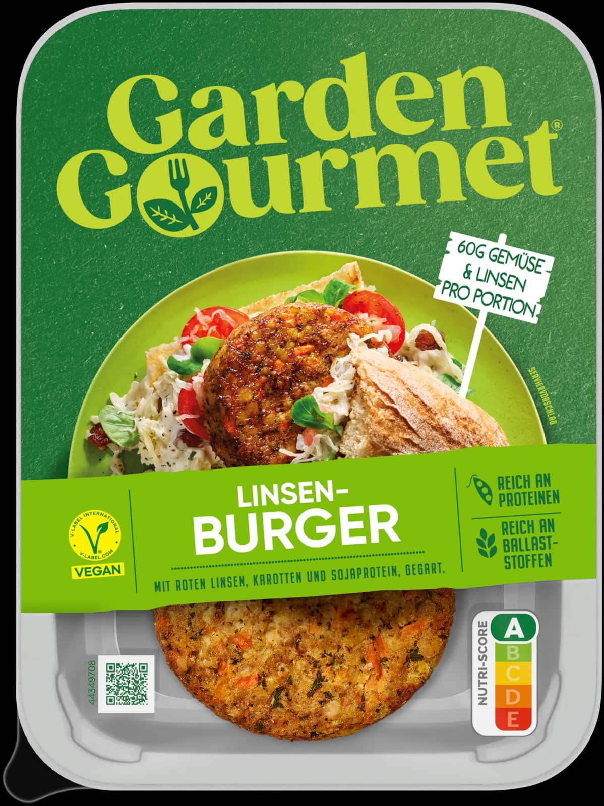 Garden Gourmet - Vegane Linsenburger