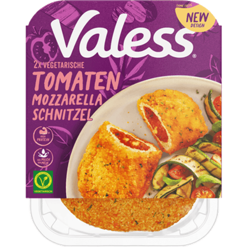 Valess - Vegetarische Schnitzel Tomaten Mozarella