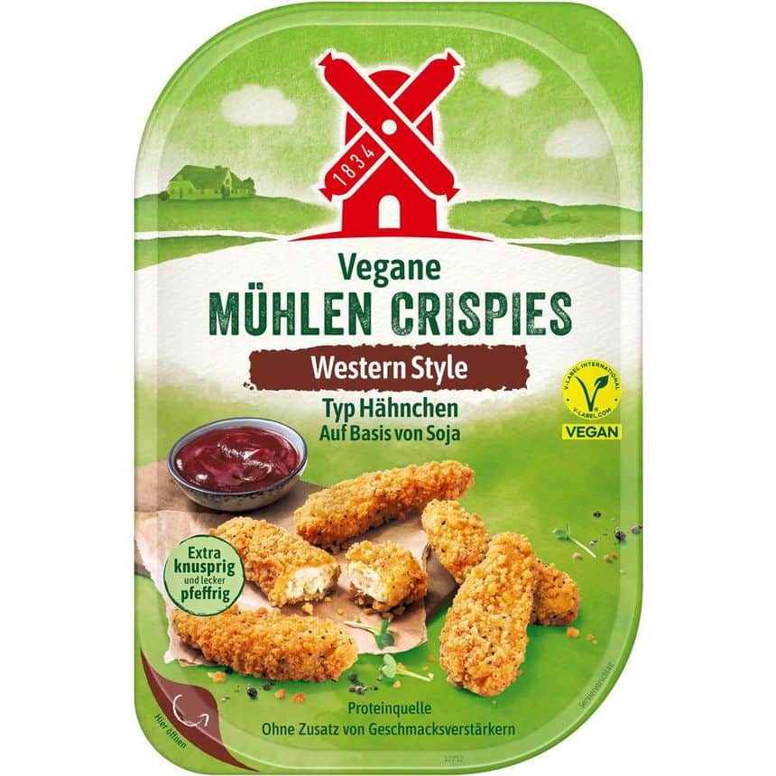 Rügenwalder Mühle - Vegane Mühlen Crispies Western Style