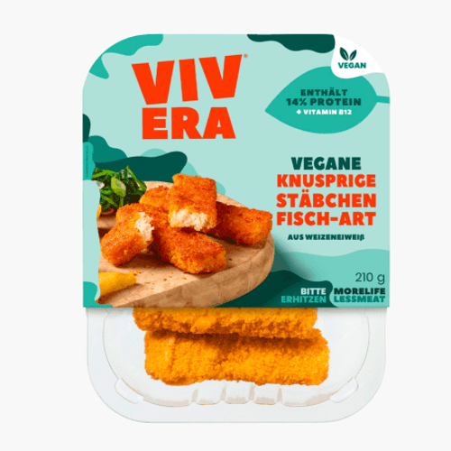 Vivera - Vegane Knusprige Stäbchen Fisch-Art