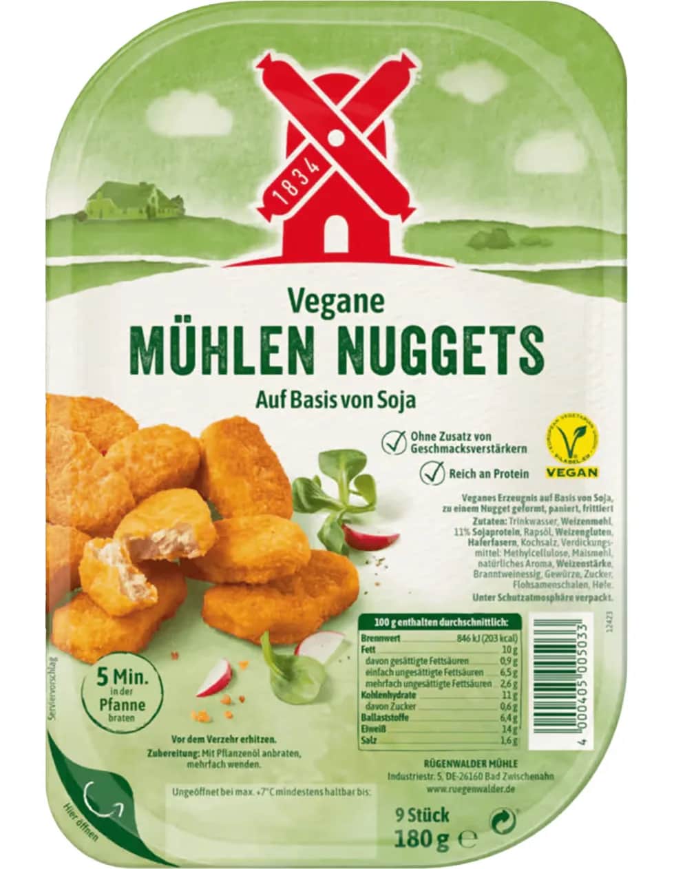 Rügenwalder Mühle - Vegane Mühlen Nuggets