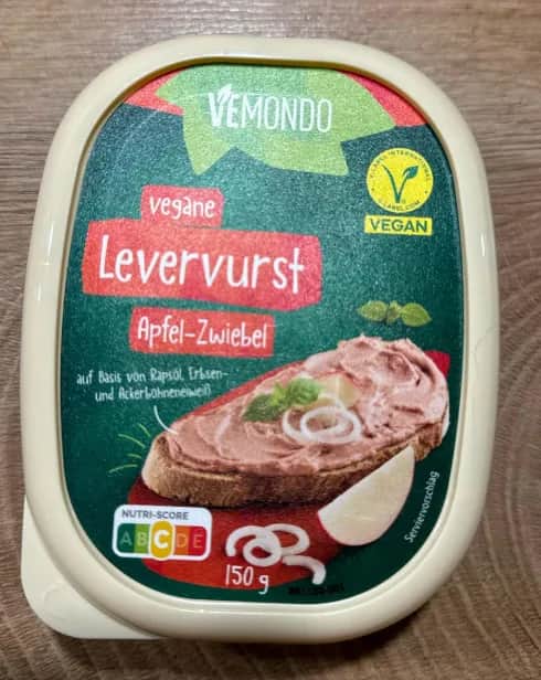 Vemondo - vegane Levervurst Apfel-Zwiebel