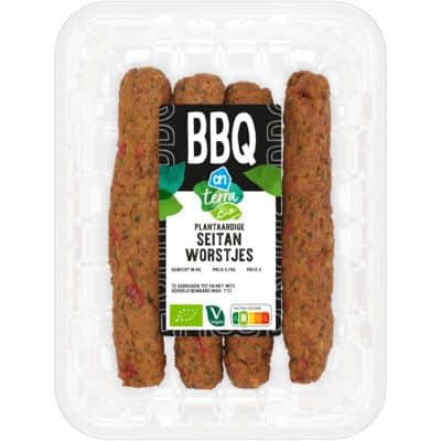 Ah Terra Bio - Bbq Plantaardige Seitan Worstjes